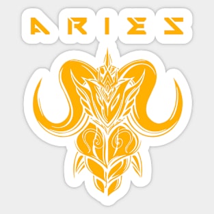 Aries Saint Seaiya Anime Fanart Sticker